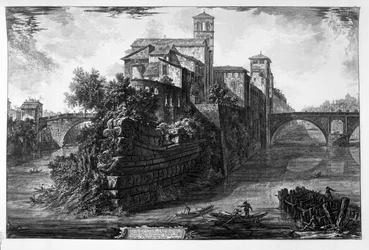 View of the Tiber Island